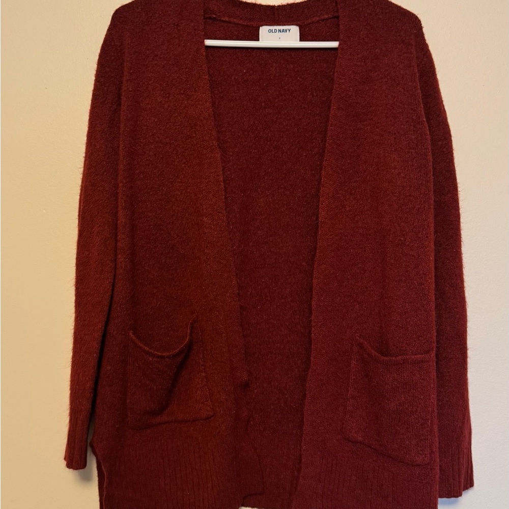 Old Navy Women's Burgundy Cardigan